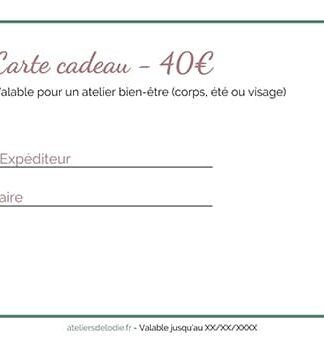 Carte cadeau 40€